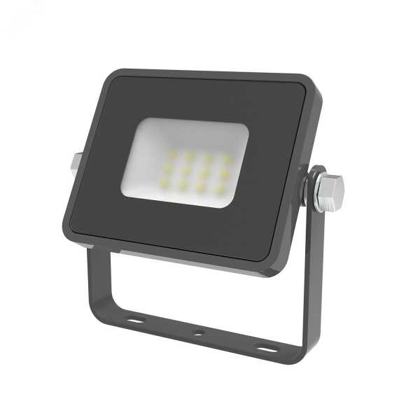 Прожектор светодиодный Qplus 10 W 850 lm IP65 6500K графитовый серый 1/20 690511310