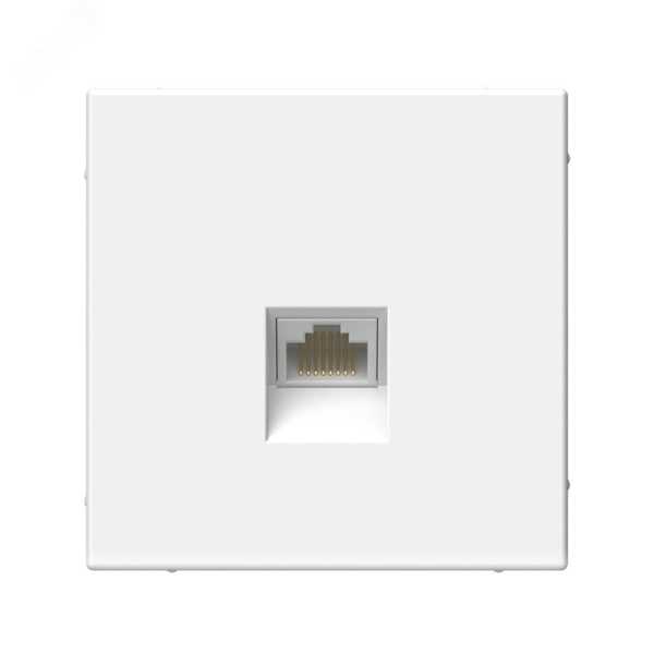 ARTGALLERY РОЗЕТКА компьютерная RJ45, кат. 5е, механизм, БЕЛЫЙ GAL000183