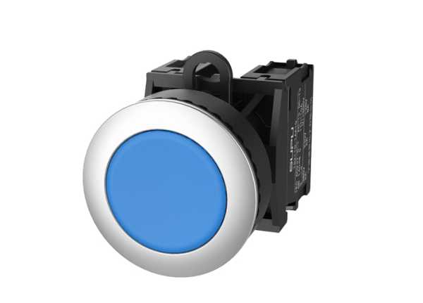 Кнопка плоская (синяя) TS2520-0CL40-R20