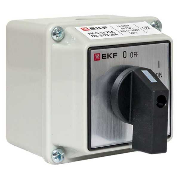 Переключатель кулачковый ПК-3-13 3П 25А &amp;amp;quot;ВКЛ-ВЫКЛ&amp;amp;quot; IP54 pk-3-13-25