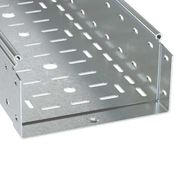 DKC Лоток перфорированный 200х100 L 3000 толщ. 1,5 мм, горячеоцинкованный
