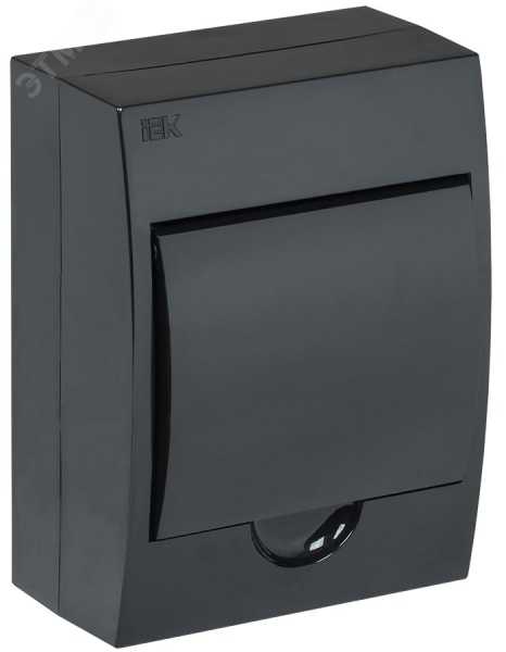 KREPTA 3 Корпус пластиковый ЩРН-П-6 IP41 черный MKP12-N-06-41-K02