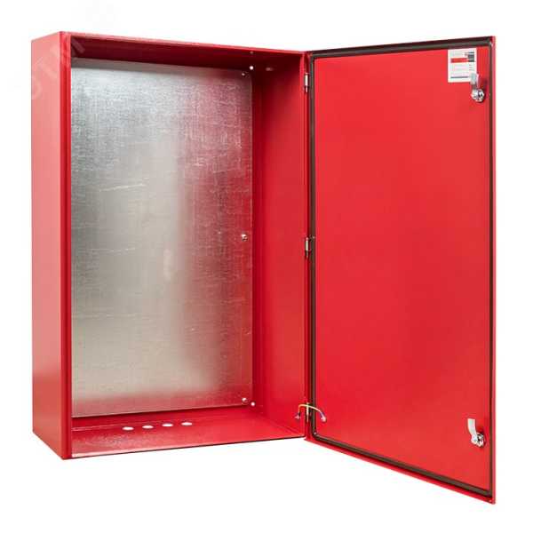 Щит с монтажной панелью ЩМПг-100.65.30 (ЩРНМ-5) RAL 3001 IP54 PROxima mb24-5-3001