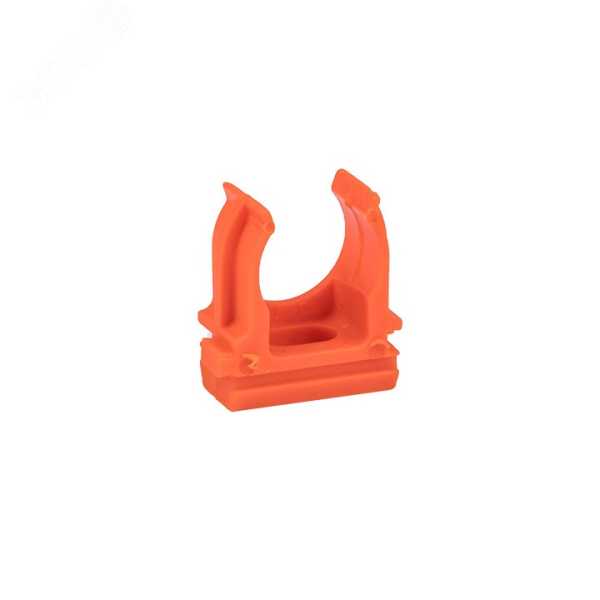Крепеж-клипса d16 мм (10 шт) оранжевая Plast derj-z-16o