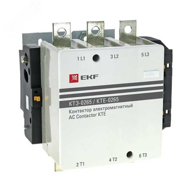 Контактор КТЭ 265А кат. 230В AC 1НО ctr-b-265