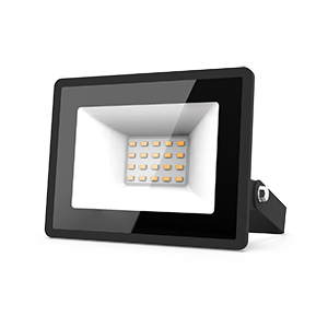 Прожектор светодиодный LED 20W 1300lm IP65 3000К черный 1/60 613527120