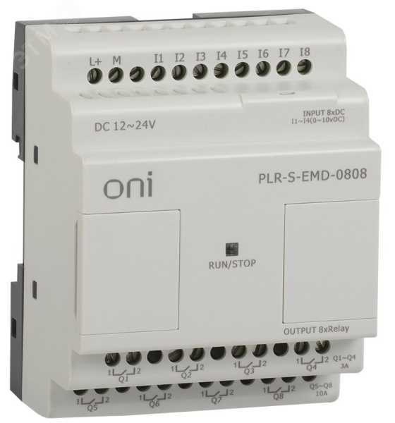 Модуль расширения PLR-S. 8DI/8DO серии PLR-S-EMD-0808