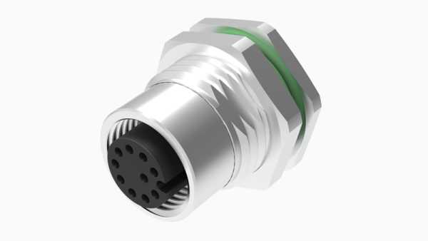 Розеточный разъем SPSH-M12D-04P-FF-SF8002