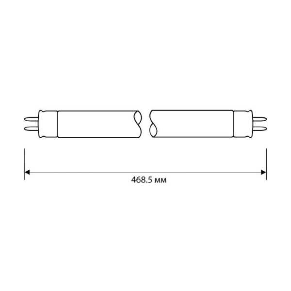 Лампа люминесцентная FT4-16W/54 16Вт T4 6500К G5 Camelion 3372