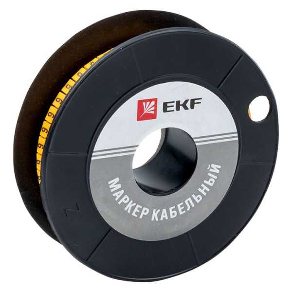 Маркер кабельный 6,0 мм2 &amp;amp;quot;6&amp;amp;quot; (350 шт.) (ЕС-3) EKF PROxima