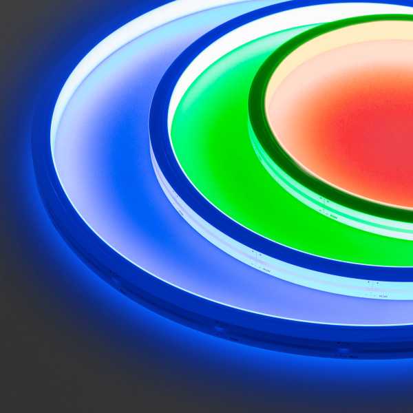 Лента герметичная MOONLIGHT-TOP-B84-13x12mm 24V RGB (12 W/m, IP67, 5m, wire x2) 041485