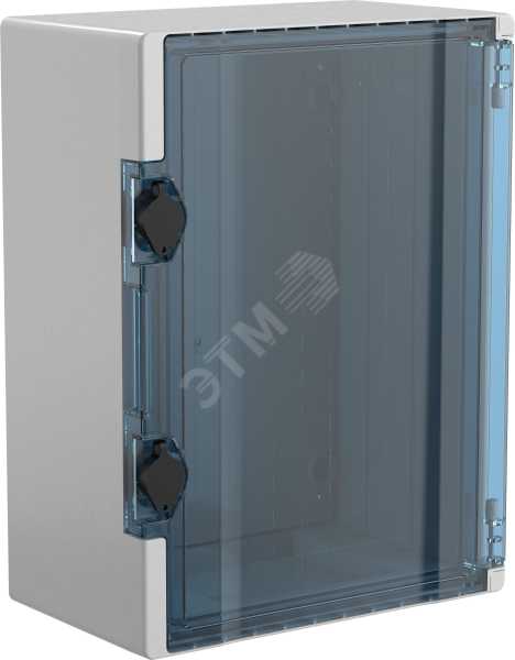 TETRA 5 Корпус пластиковый ЩМПп 400х300х170мм прозрачная дверь IP66 IEK TR5-11-N-040-30-17-65