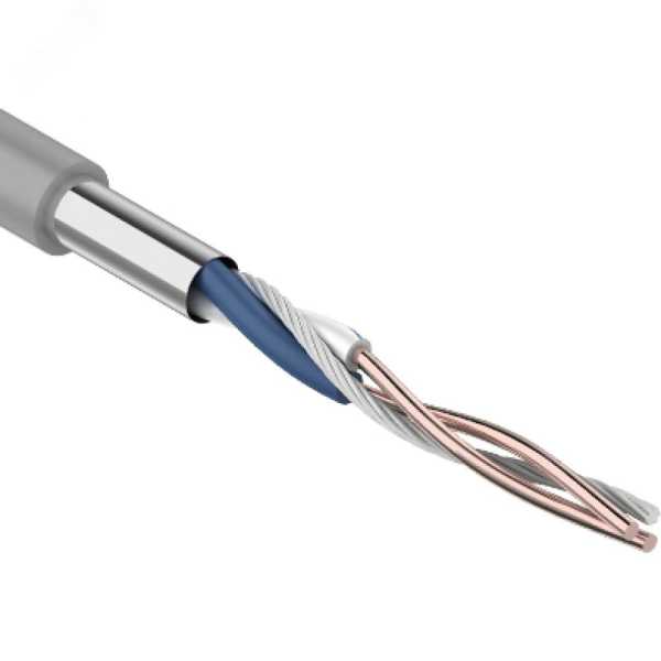 Кабель витая пара F/UTP кат.5E 1х2х24AWG solid CU PVC сер. (м) 01-0120