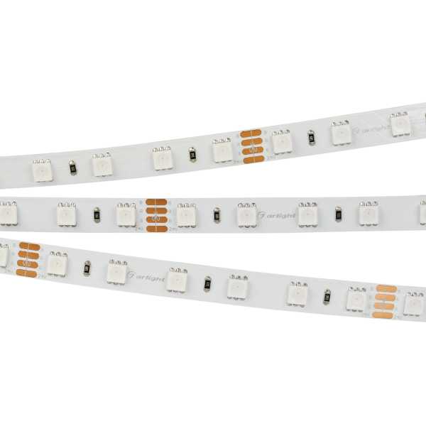 Лента светодиодная RT-B60-10mm 24V RGB 14.4Вт/м IP20 5060 открыт. (уп.5м) 010367(2)