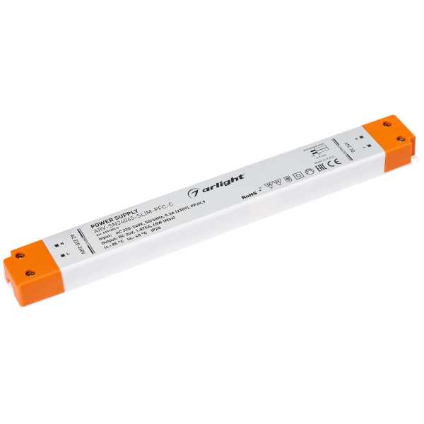 Блок питания ARV-SN24045-SLIM-PFC-C (24V, 1.87A, 45W) 029189(1)