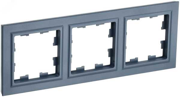 Рамка 3-м BRITE РУ-3-БрМ маренго BR-M32-K35