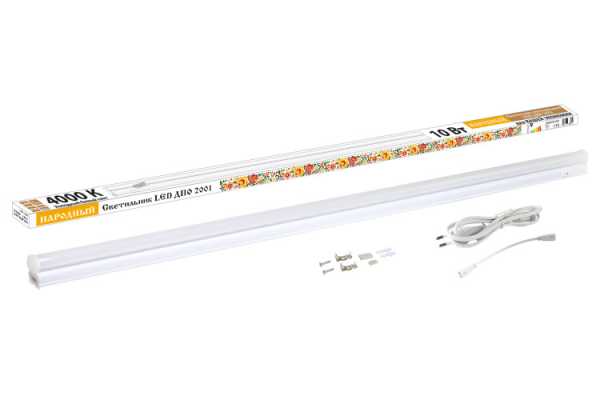 Светильник LED ДПО 2001 10 Вт, 4000К, IP40, Народный SQ0329-0070