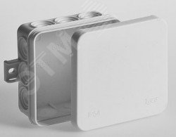 Коробка распределительная ОП 100х100х35мм 12 вводов IP54 бел. 67095Б