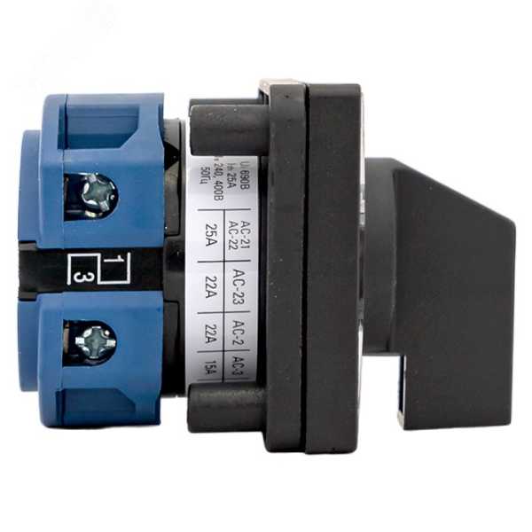 Переключатель кулачковый ПК-1-21 25А 1P &amp;amp;quot;1-0-2&amp;amp;quot; PROxima pk-1-21-25