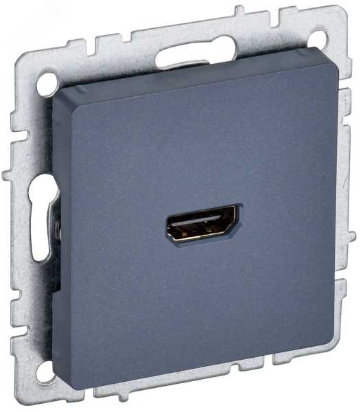 BRITE Розетка HDMI РHDMI-0-БрМ маренго BR-H10-K35