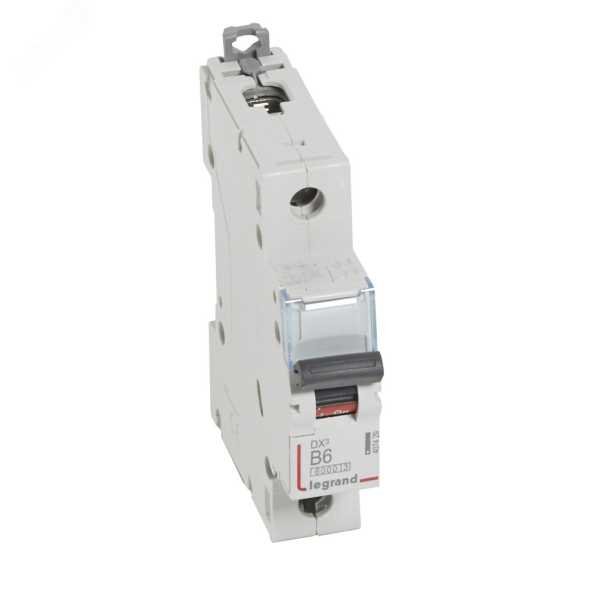 Legrand DX3 Автоматический выключатель 1P 6A (B) 6000/10kA