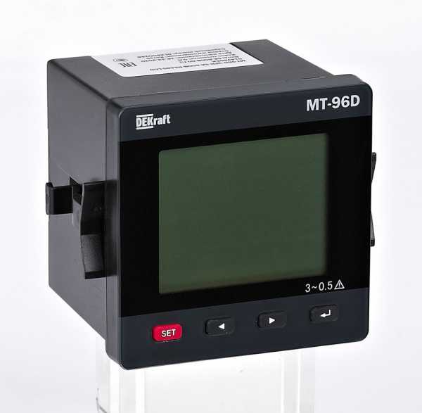 МТ-72D 3ф вх. 600В 5А RS-485 72х72мм LCD-дисплей 51412DEK