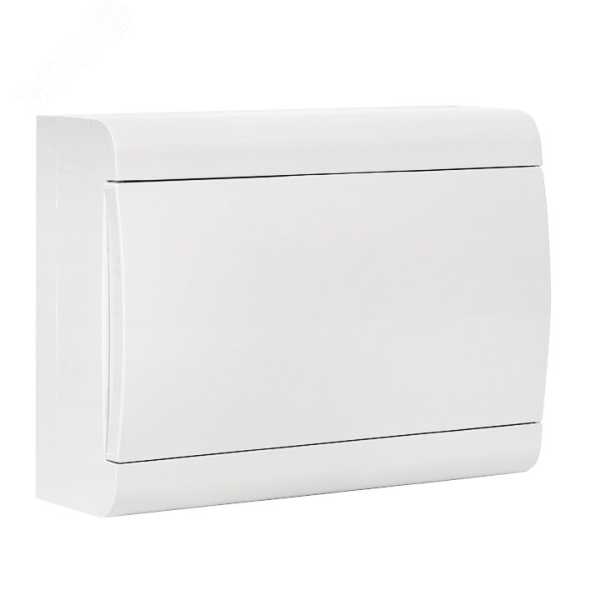 Щит ЩРН-П-12 &amp;amp;quot;SlimBox&amp;amp;quot; IP41 бел. дверца PROxima sb-n-12w