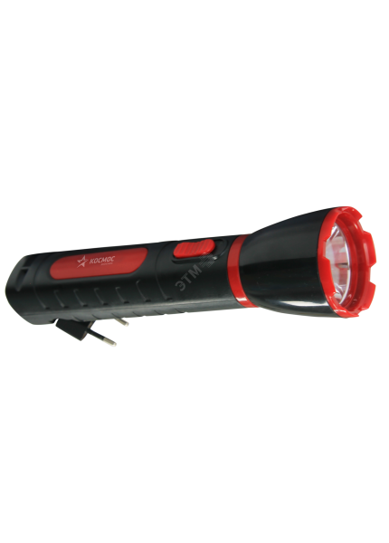 Фонарь аккумуляторный 2 режима 1Вт аккум. 0.5А.ч прямое ЗУ 220В KOCAcc103LED