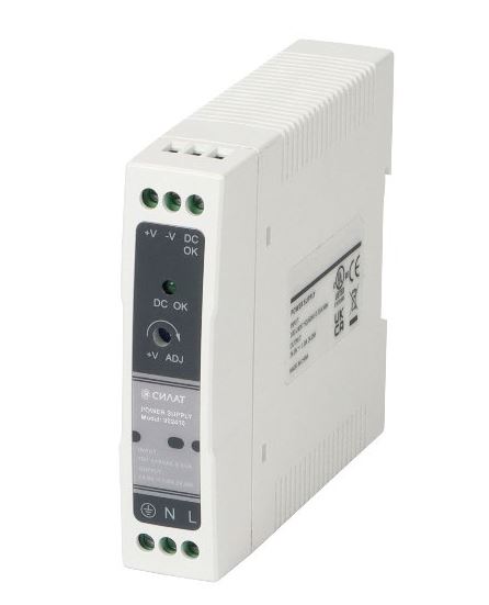 Блок питания на DIN-рейку, 24W, 1A, 24VDC / 90-264VAC