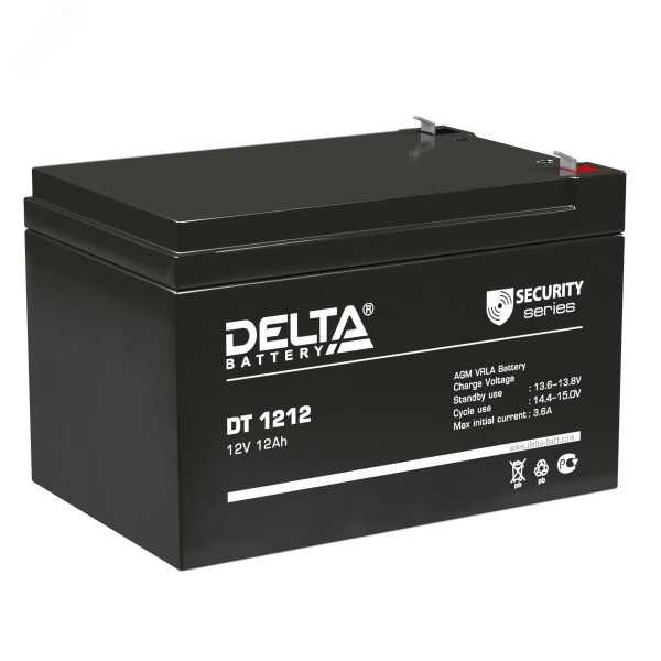 Аккумулятор DT 12В 12Ач 4614010040013