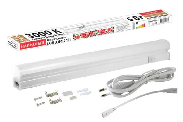 Светильник LED ДПО 2001 5 Вт, 3000К, IP40, Народный SQ0329-0110