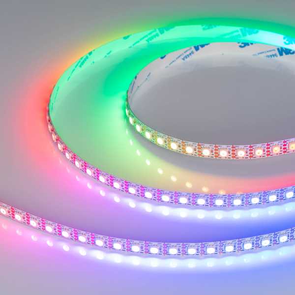Лента SPI-B96-10mm 12V RGB-PX1-BPT (13 W/m, IP20, 5060, 5m) 037868