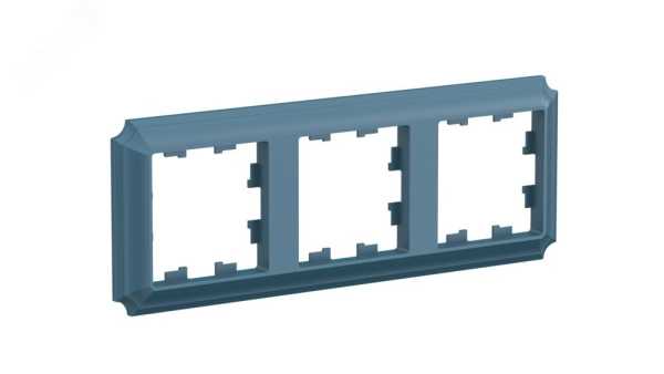 ATLASDESIGN ANTIQUE 3-постовая РАМКА, универсальная, ИЗУМРУД (5шт) C3(+) ATN100803