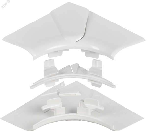DLP Угол внутренний изменяемый для кабель-канала 150х50мм (80-100град) белый 010606