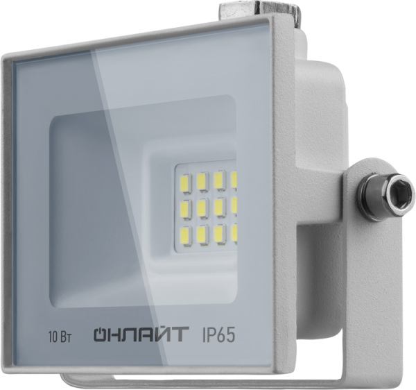 Светильник ОНЛАЙТ 90 130 OFL-10-4K-WH-IP65-LED 90130
