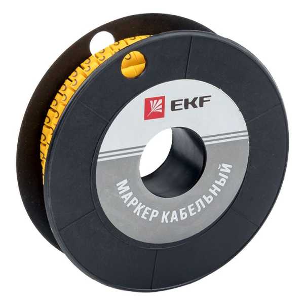 Маркер кабельный 6,0 мм2 &amp;amp;quot;C&amp;amp;quot; (350 шт.) (ЕС-3) EKF PROxima