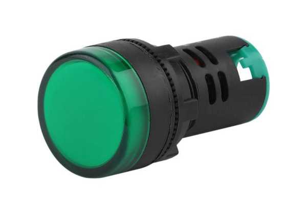 Лампа AD22DS(LED) матрица 22мм зел. 230В BLS10-ADDS-230-K06E Б0045619