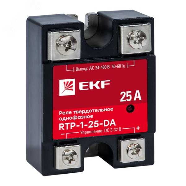 Реле твердотельное однофазное RTP-25-DA EKF PROxima