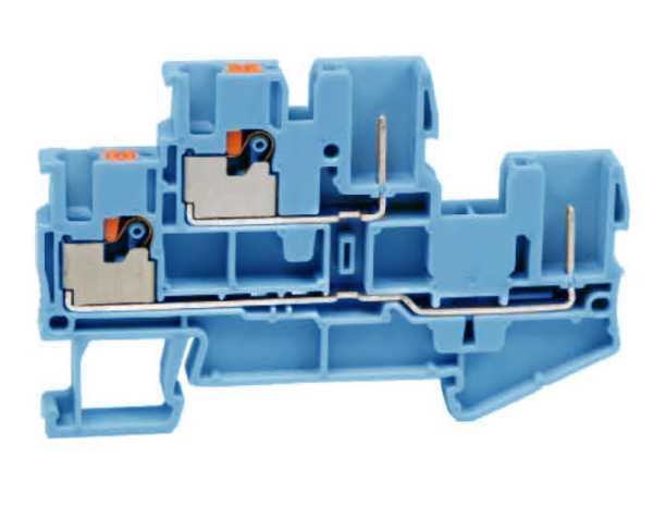 Этажная клемма UJ6-2.5V/2-2(BU)