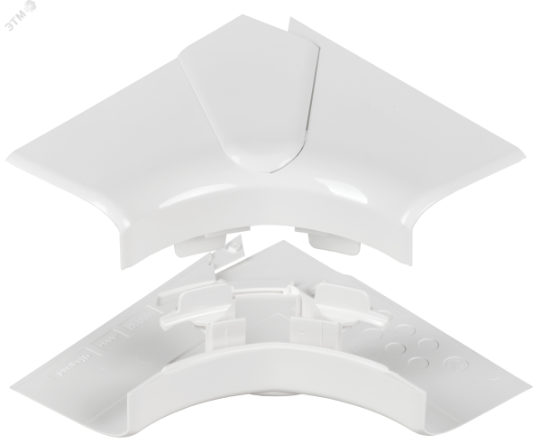 DLP Угол внутренний изменяемый для кабель-канала 105х50мм (80-100град) белый 010605