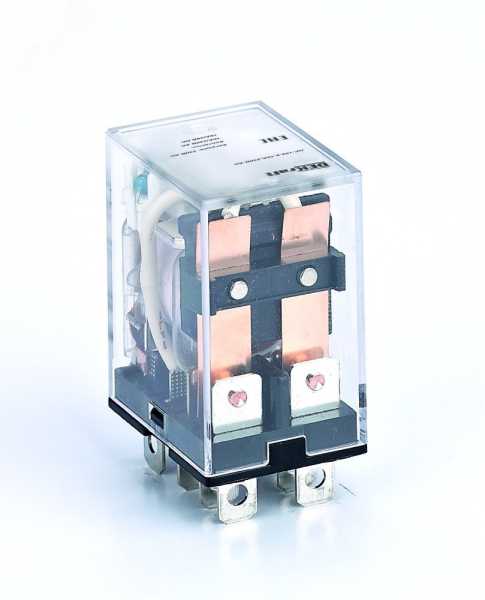 Dekraft Промежуточное реле 2 конт. с LED инд. 10А 220В DC ПР-102