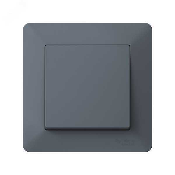 ATLASDESIGN AIR 1-постовая РАМКА, ГРИФЕЛЬ/дымчатый черный ATN220701