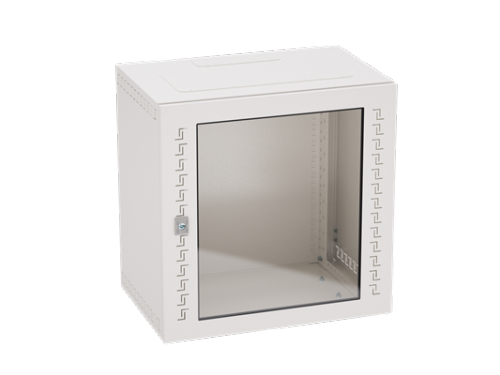IT-корпус навесной STI 19" 9U, 500х600х400, дверь с закаленным стеклом, RAL7035 R5STI0940GS