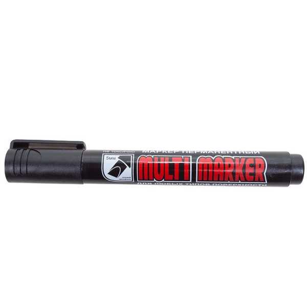Маркер перманентный &amp;amp;quot;Multi Marker Chisel&amp;amp;quot; 5мм скошенный черн. 08-8801