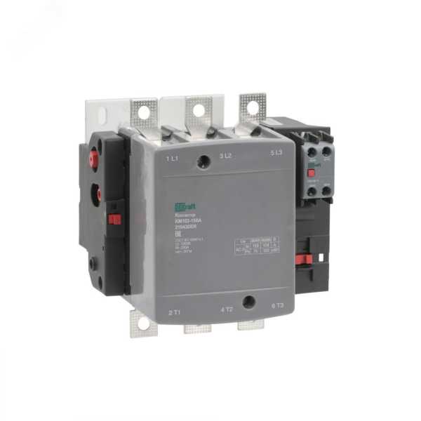 Контактор 150А 220В АС АС3  АС4 1НО+1НЗ КМ-102 21943DEK