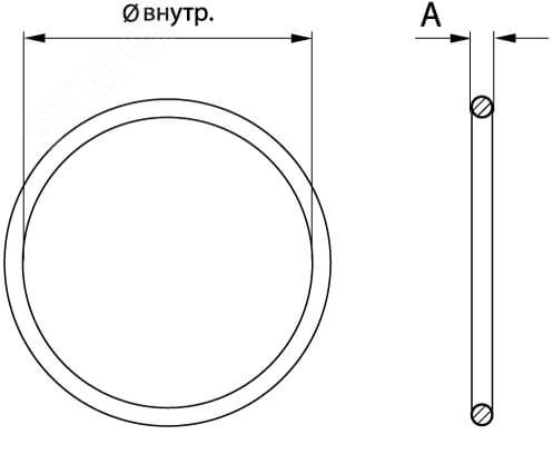 Кольцо уплотнительное DN 17 мм PAR17