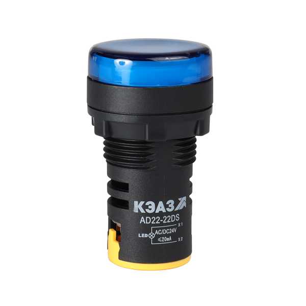 Лампа AD22DS(LED) матрица D22мм синий 230В 238571