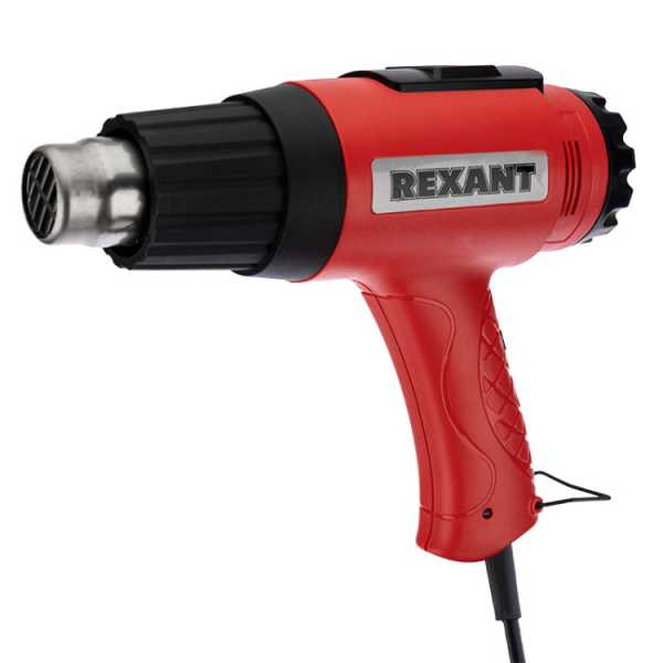 Фен строительный REXANT, 230 В/1800 Вт &amp;amp;quot;MASTER&amp;amp;quot; с терморегулятором и ЖК-дисплеем 12-0057