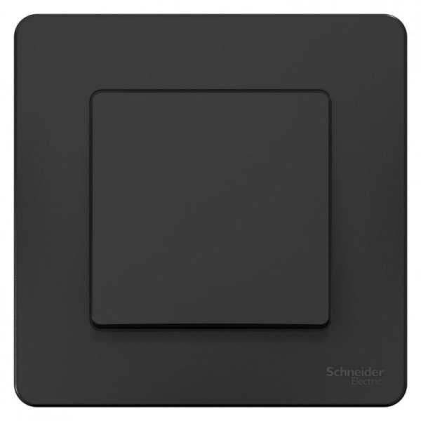 Переключатель проходной 1-кл. СП Blanca 10А IP20 (сх. 6) 250В антрацит SE BLNVS010606