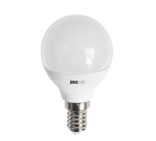 Лампа светодиодная PLED-LX 8Вт G45 шар 5000К холод. бел. E14 5028623
